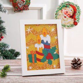 Christmas DIY Framed Diamond Painting Craft Size