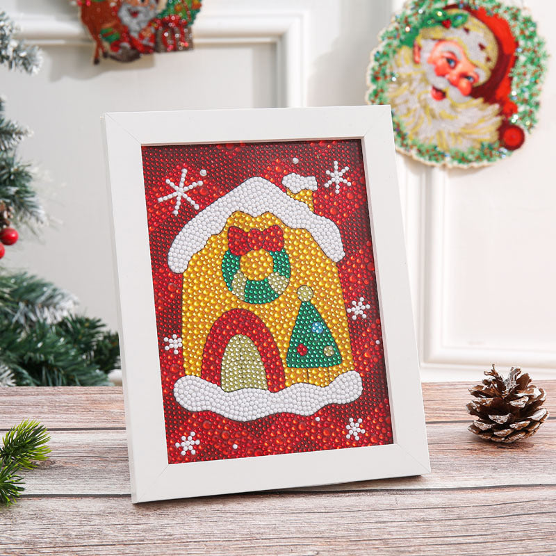 Christmas DIY Framed Diamond Painting Craft Size