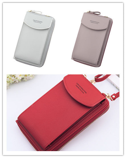 Mobile Phone Bag Zipper Women Diagonal Bag