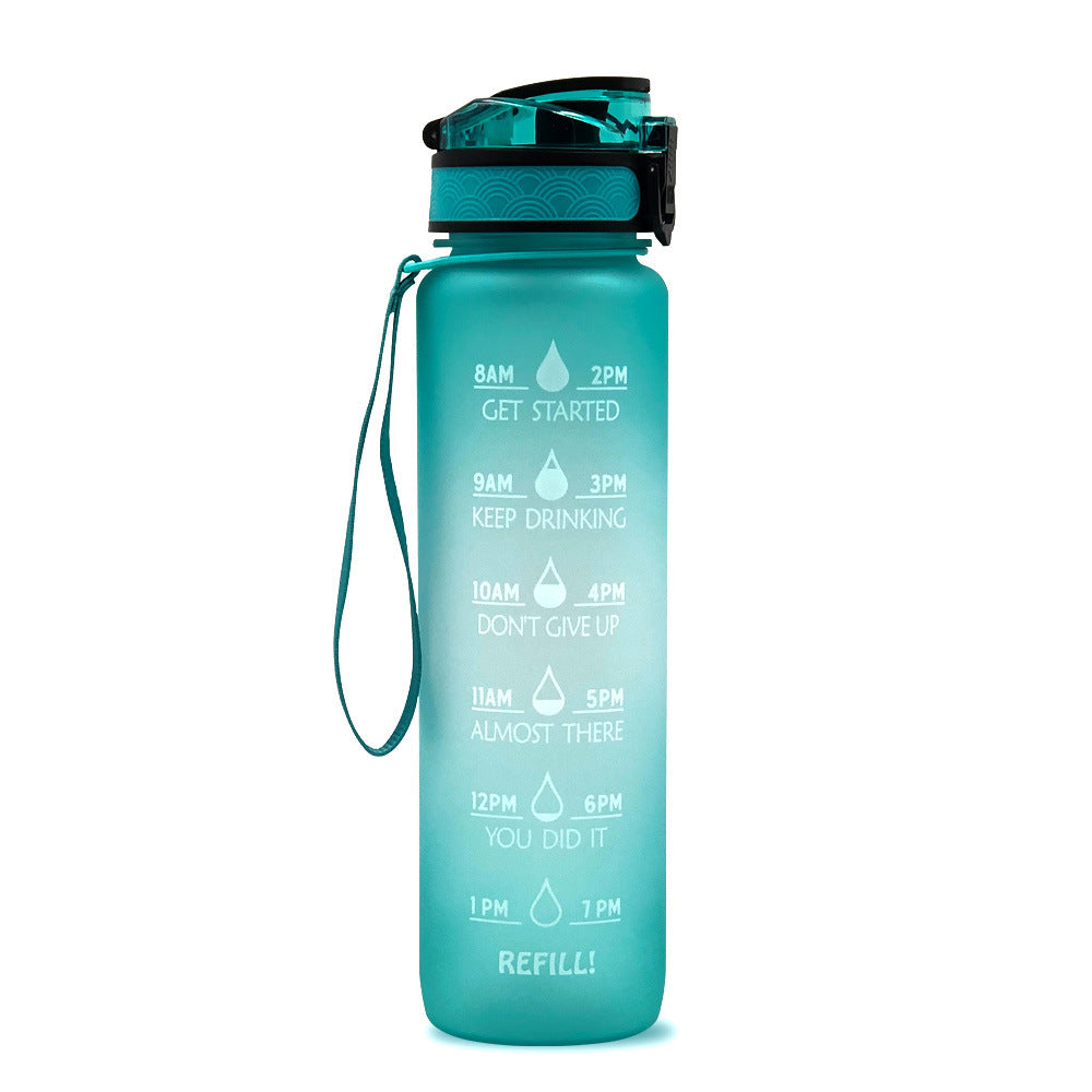 Water Bottle With Time Marker Bounce Cover