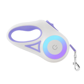 Retractable Dog Leash with Collar and Spotlight