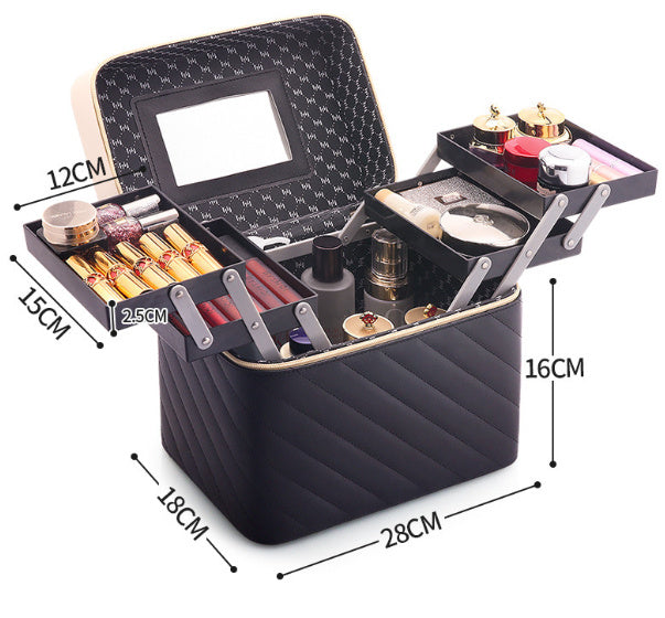 Large-capacity Cosmetics Storage Box Women's Portable