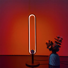 RGB Colorful Bedroom U-shaped Table Lamp