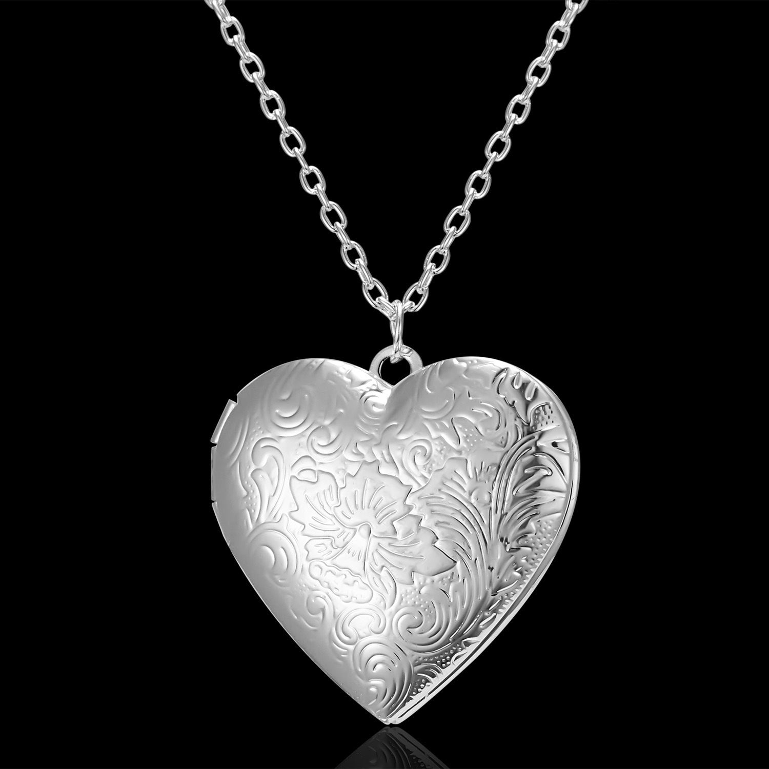 Personalized Heart-shaped Photo Frame Pendant Necklace