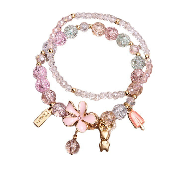 Simple Crystal Bracelet for Women