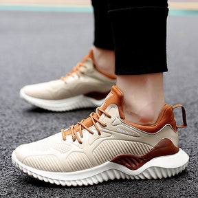 Lightweight Korean Style Leather Sneakers