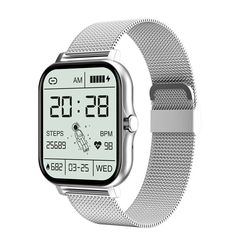 Smart Watch with Pedometer and Heart Rate Monitoring