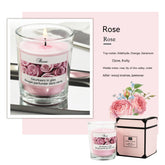 Plant Candles Aromatherapy Glass Romantic Fragrance