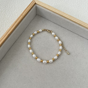 Vintage Natural Freshwater Baroque Pearl Necklace