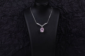 S925 Ice Flower Zircon Pendant Necklace