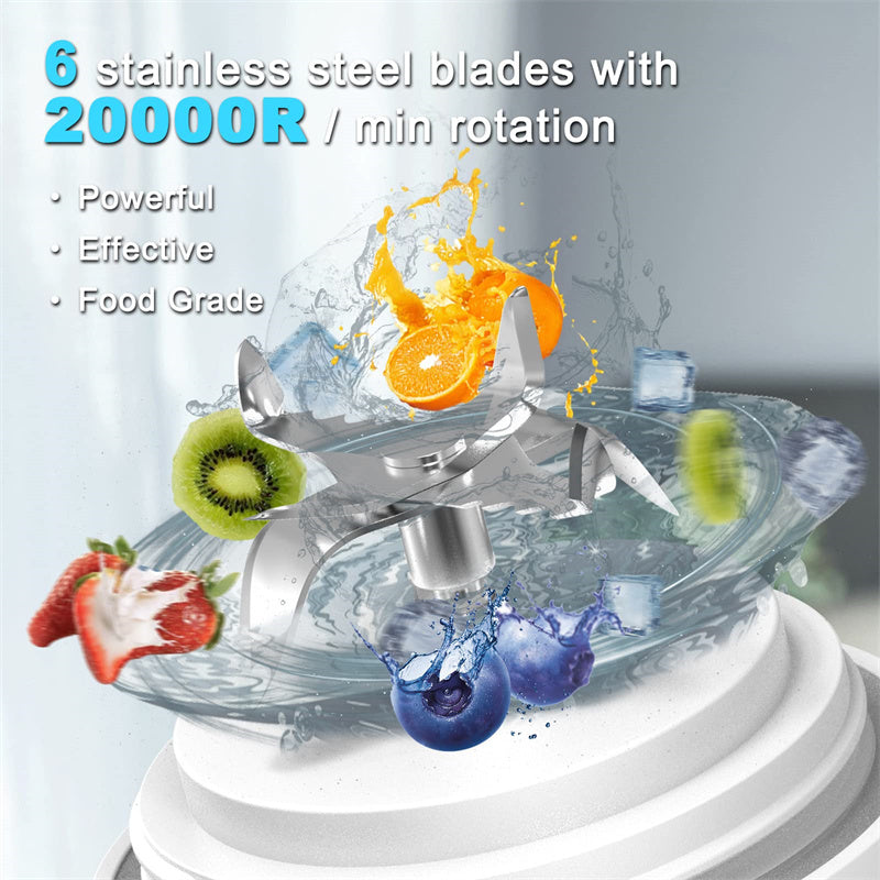 Personal Portable Blender with 6 Blades