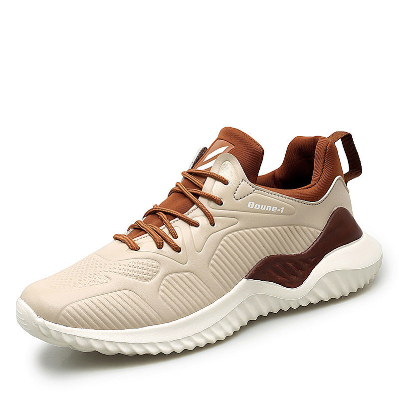 Lightweight Korean Style Leather Sneakers