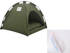 Cooling Cat Tent and Dog Bed with Cushion