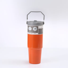 Portable Stainless Steel Travel Cup with Handle