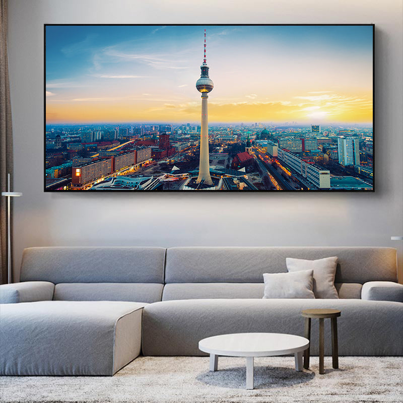 Berlin Cityscape Art Poster Canvas Painting