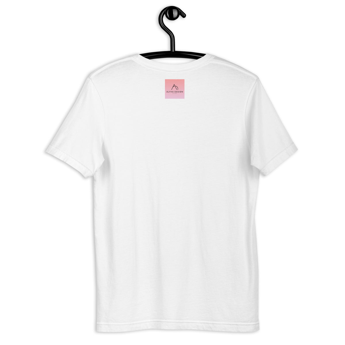 White Color t-shirt With Black Text